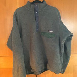 Vintage 90s Patagonia Snap-T Fleece Pull-over Mens  XL